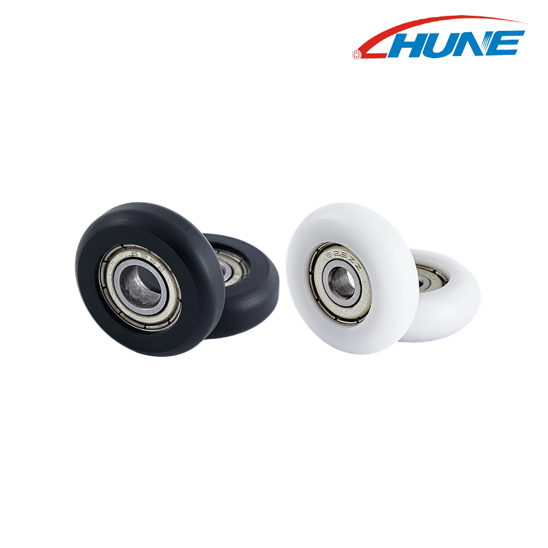 Cửa trượt bằng kính POM nhựa 626zz mang ròng rọc