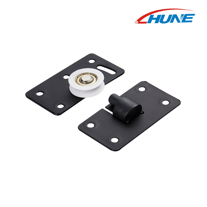 Tủ quần áo Phần cứng Nội thất Tủ Con lăn cửa trượt có thể điều chỉnh Con lăn trượt nylon