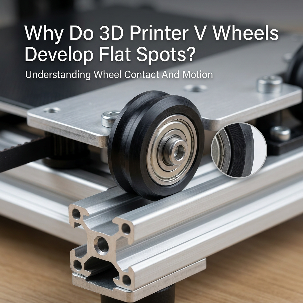  Tại sao bánh xe chữ V của máy in 3D lại phát triển các điểm phẳng